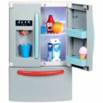 Little Tikes - Il mio primo frigorifero - Gioco di imitazione - Dispenser di cubetti di ghiaccio realistico - Luci e rumori realistici - Cibi e bevande
