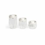 Set di 3 barattoli sottovuoto - Livoo - MEN401 -