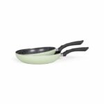 Set di 2 padelle effetto pietra - Livoo - MEN124VE - Verde