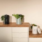 Secchio per compost da cucina Livoo da 6 litri, nero - MES154N - immagine 5