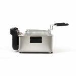 LIVOO DOC217 Friggitrice doppia 2 x 3 L in acciaio 3300W - Nero + Grigio