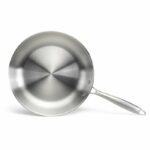 Brigade - Padella in acciaio inox 28 cm - LIVOO - MEP159 - Triplo strato in acciaio inox - Adatta a tutti i piani cottura, anche a induzione - Prodotto in Francia - immagine 3