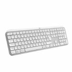 Tastiera Wireless - LOGITECH - MX Keys S - Bluetooth - Retroilluminata - Tasti silenziosi - Grigio chiaro