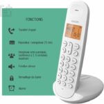 Telefono fisso cordless - LOGICOM - DECT ILOA 155T SOLO - Bianco - Con segreteria telefonica - immagine 6