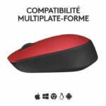 Mouse wireless LOGITECH M171 rosso - immagine 4