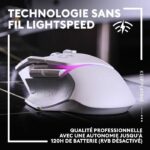 Logitech - G502 X Plus LightSpeed ??Mouse Gaming RVB Wireless - Pulsanti ibridi Lightfor, Hero da gioco 25K - Sensore bianco - immagine 3
