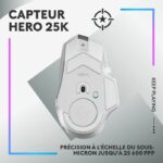 Logitech - G502 X Plus LightSpeed ??Mouse Gaming RVB Wireless - Pulsanti ibridi Lightfor, Hero da gioco 25K - Sensore bianco - immagine 4