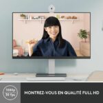 Logitech Brio 300 Webcam Full HD con riservatezza, riduzione del rumore micro, USB -C - BUNK BIANCO - immagine 2