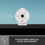Logitech Brio 300 Webcam Full HD con riservatezza, riduzione del rumore micro, USB -C - BUNK BIANCO - immagine 4