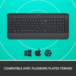 Logitech - tastiera wireless - ergonomico completo con -headset -signature k650 - grafite - immagine 6