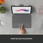 Logitech Combo Touch Case tastiera per iPad staccabile di 10a generazione - immagine 4