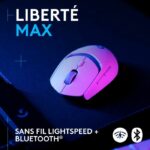Mouse da gioco - Wireless - Logitech G - G309 Lightspeed - Bianco - immagine 3