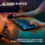 Tastiera da gioco - wireless - Logitech G - G915 TKL X - Interruttore a clic - AZERTY - Nera - immagine 3