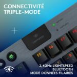 Tastiera da gioco - wireless - Logitech G - G915 TKL X - Interruttore a clic - AZERTY - Nera - immagine 5