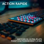 Tastiera da gioco - wireless - Logitech G - G915 TKL X - Switch lineare - AZERTY - Nera - immagine 3