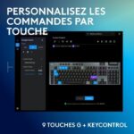 Tastiera da gioco - wireless - Logitech G - G915 TKL X - Switch lineare - AZERTY - Nera - immagine 4