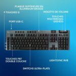 Tastiera da gioco - wireless - Logitech G - G915 TKL X - Switch lineare - AZERTY - Nera - immagine 6
