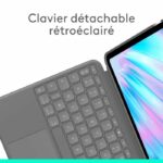 Custodia per iPad Air 13 - Logitech - Combo Touch - Grigia - immagine 3