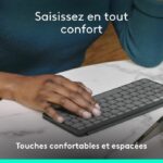 Tastiera portatile - Wireless - Logitech - Keys-To-Go 2 - per Ipad - AZERTY - Grafite - immagine 4