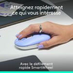 Mouse - Wireless - Logitech - Pop Mouse - Lilla - immagine 3