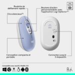 Mouse - Wireless - Logitech - Pop Mouse - Lilla - immagine 6