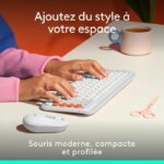 Mouse - Wireless - Logitech - Pop Mouse - Bianco sporco - immagine 2