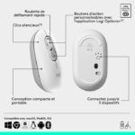 Mouse - Wireless - Logitech - Pop Mouse - Bianco sporco - immagine 6
