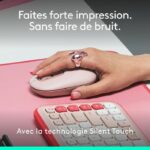Mouse - Wireless - Logitech - Pop Mouse - Rosa - immagine 5