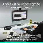 Tastiera - Wireless - Logitech - Tasti con icone pop - AZERTY - Grafite - immagine 4
