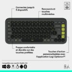 Tastiera - Wireless - Logitech - Tasti con icone pop - AZERTY - Grafite - immagine 6
