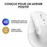 Logitech - solleva il mouse per Mac - ergonomico wireless - bianco - immagine 5