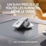 Logitech - Mouse wireless ergonomico - MX Master 3s per Mac - Grigio pallido - immagine 3