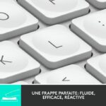 Logitech Wireless Keyboard - MX Keys Mini - GRIGIO CHIARO - Compatta, Bluetooth, retroilluminata per MAC, iOS, Windows, Linux, Android - immagine 2