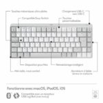 Logitech - tastiera wireless per mac - mini mini meccanico - grigio pallido - immagine 6