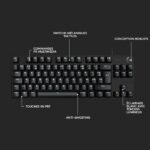 LOGITECH G - Tastiera da gioco - G413 TKL SE - Meccanica, Retroilluminata, Alluminio Nero - immagine 6