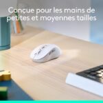 Mouse wireless Logitech Signature M650 - Silenzioso, Bluetooth, pulsanti programmabili - Bianco - immagine 3