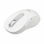 Logitech Signature M650 L Mouse Wireless - Grande Silenzioso, Bluetooth, Pulsanti Programmabili - Bianco
