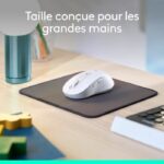 Logitech Signature M650 L Mouse Wireless - Grande Silenzioso, Bluetooth, Pulsanti Programmabili - Bianco - immagine 3