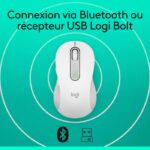 Logitech Signature M650 L Mouse Wireless - Grande Silenzioso, Bluetooth, Pulsanti Programmabili - Bianco - immagine 6