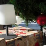 Lampada da tavolo a LED Mini Rock senza fili LUMISKY - H 25 cm - Grigio e bianco - immagine 2