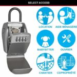MASTER LOCK Cassetta chiave sicura - Formato L - Maggiore sicurezza - Mini petto con maniglia - immagine 3