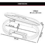 MASTER LOCK Mini custodia da viaggio portatile con cavo di sicurezza - Nero - immagine 6