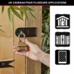Lucchetto ad alta sicurezza - MASTER LOCK - M175EURDLF - Combinazione - Zinco - Arco a L - Esterno - immagine 2