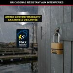 Lucchetto ad alta sicurezza - MASTER LOCK - M175EURDLF - Combinazione - Zinco - Arco a L - Esterno - immagine 4