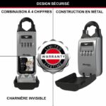 Master Lock 5420EURD Portachiavi con grillo a scomparsa - immagine 2