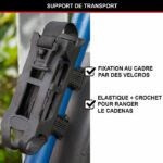 Lucchetto per bici codificato - MASTER LOCK - 8336EURDPRO - Acciaio temprato, combinazione programmabile, supporto incluso - immagine 5