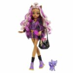 Monster High - Clawdeen Wolf con animale domestico - Bambola - dai 4 anni in su - MONSTER HIGH - HHK52 - MONSTER HIGH FASHION DOLL - immagine 2