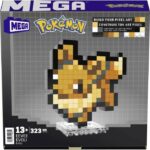 Mega-Pokémon-Eevee-Retro Pixel Art Set da costruzione 323 pezzi - MEGA Pokémon - HTH78 - immagine 2