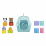 Fisher-Price-Sorter Trasporto Animali Crate-Sorter 8 blocchi HTW93 - immagine 2