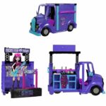 Monster High-Tour Bus Blood-sational Rock-Set con bambola e autobus HXH83 - immagine 5